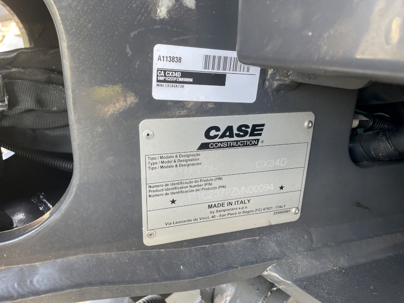 2026 Case CX34D Excavator