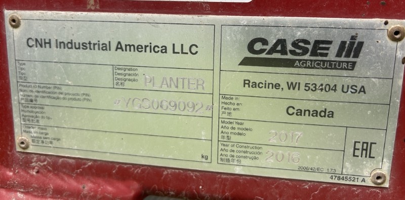 2017 Case IH PD500 Air Drill