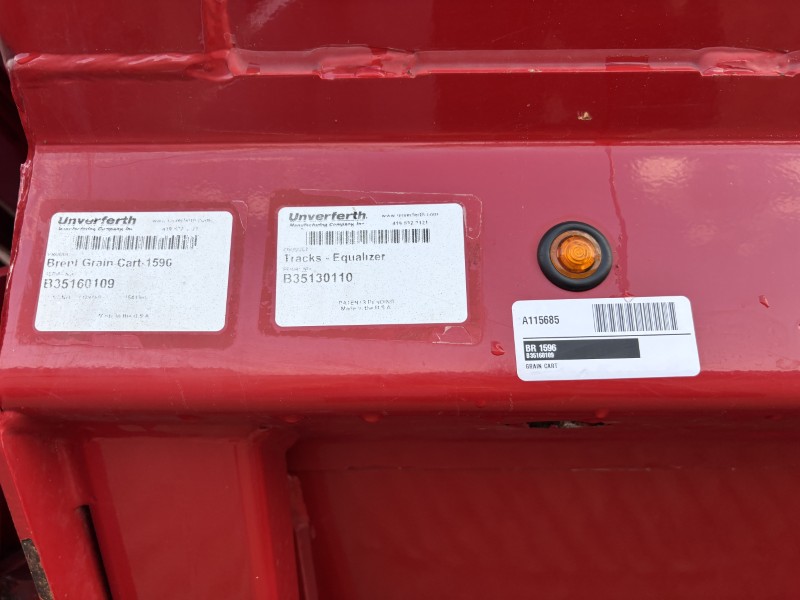2016 Brent 1596 Grain Cart