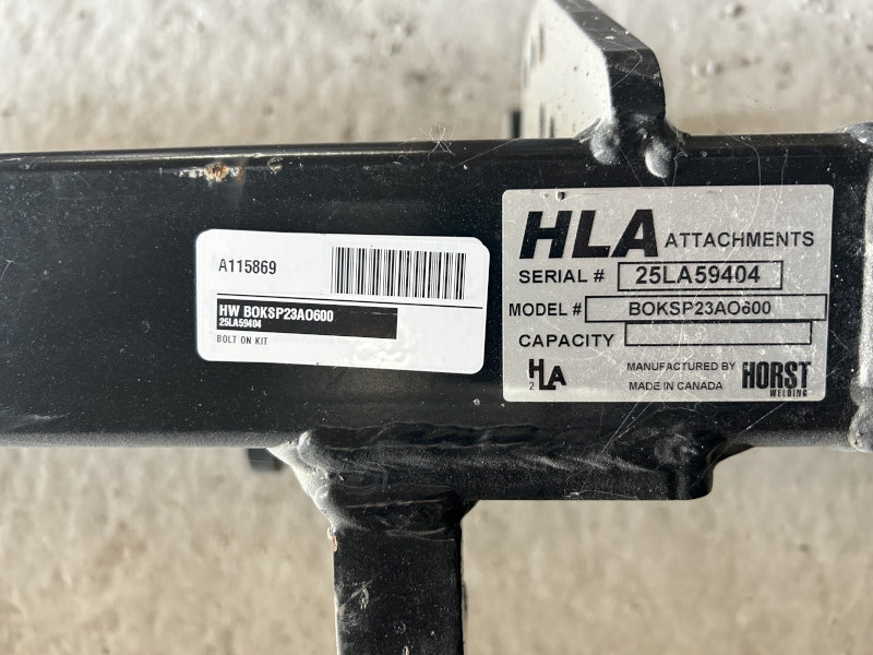 2025 Horst BOKSP23AO600 Attachments