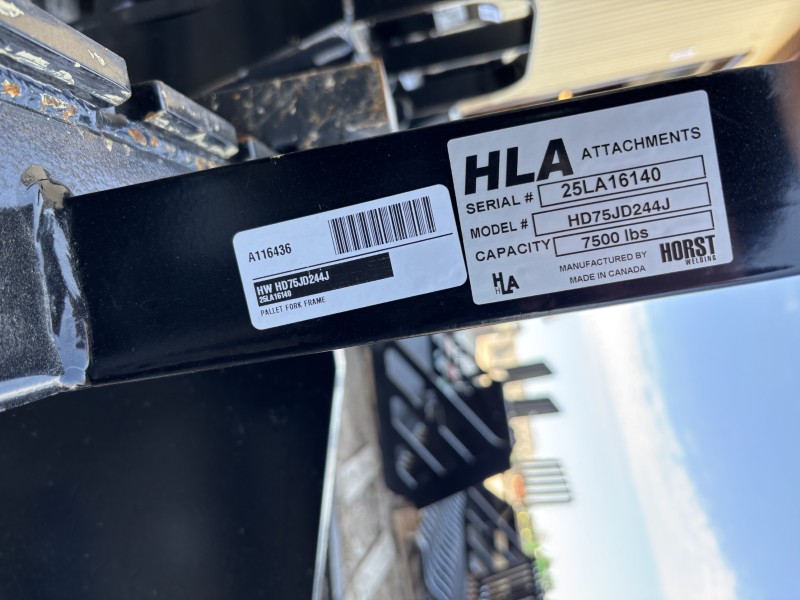 2025 Horst HD75JD244J Pallet Fork