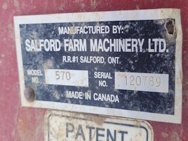 2012 Salford 570RTS Vertical Tillage