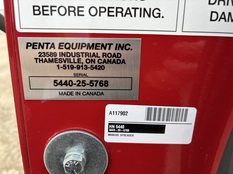 2026 Hagedorn 5440 Manure Spreader