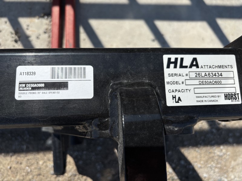 2026 Horst DE55AO600 Bale Spear