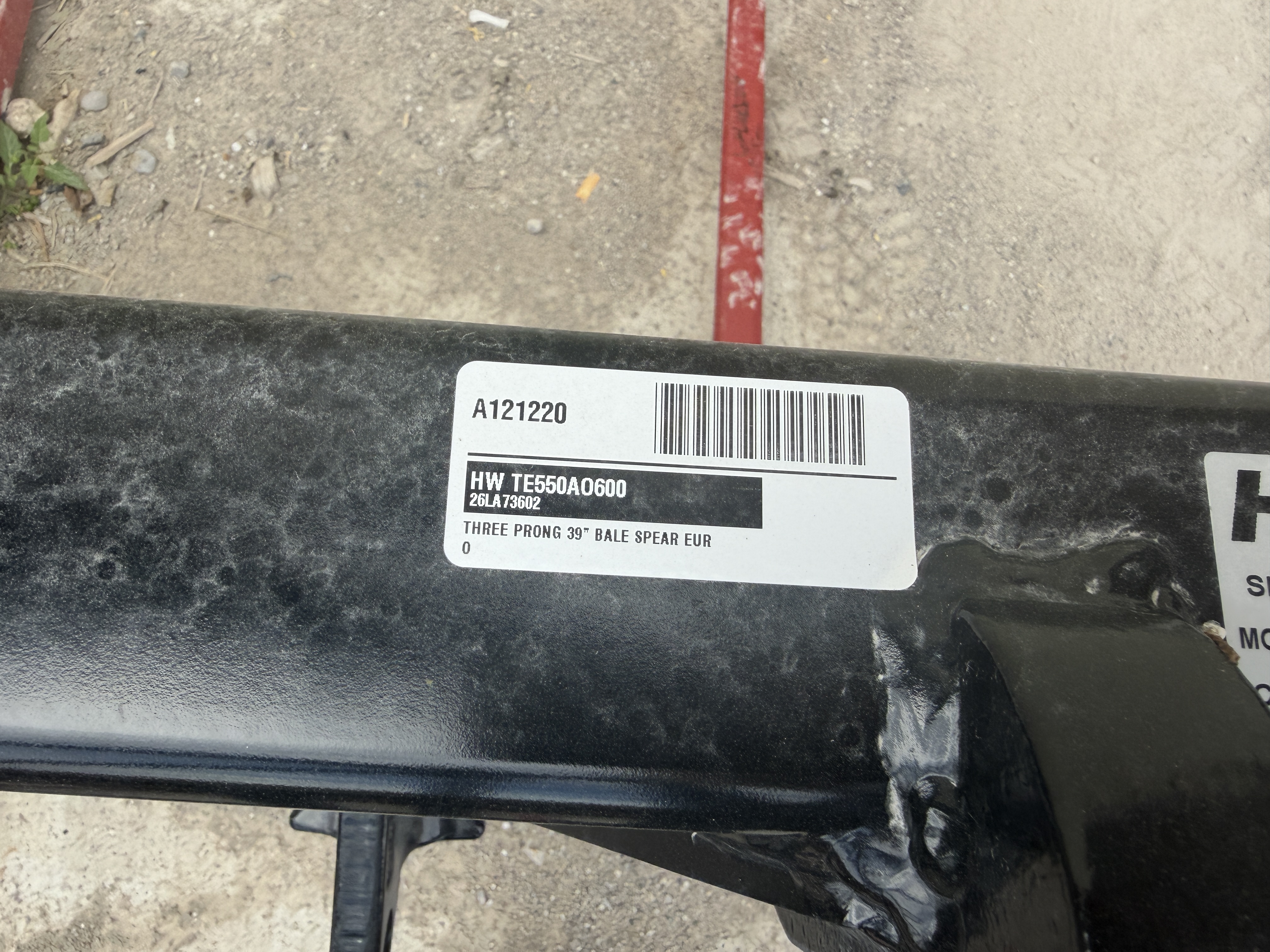 2026 Horst TE550AO600 Bale Spear