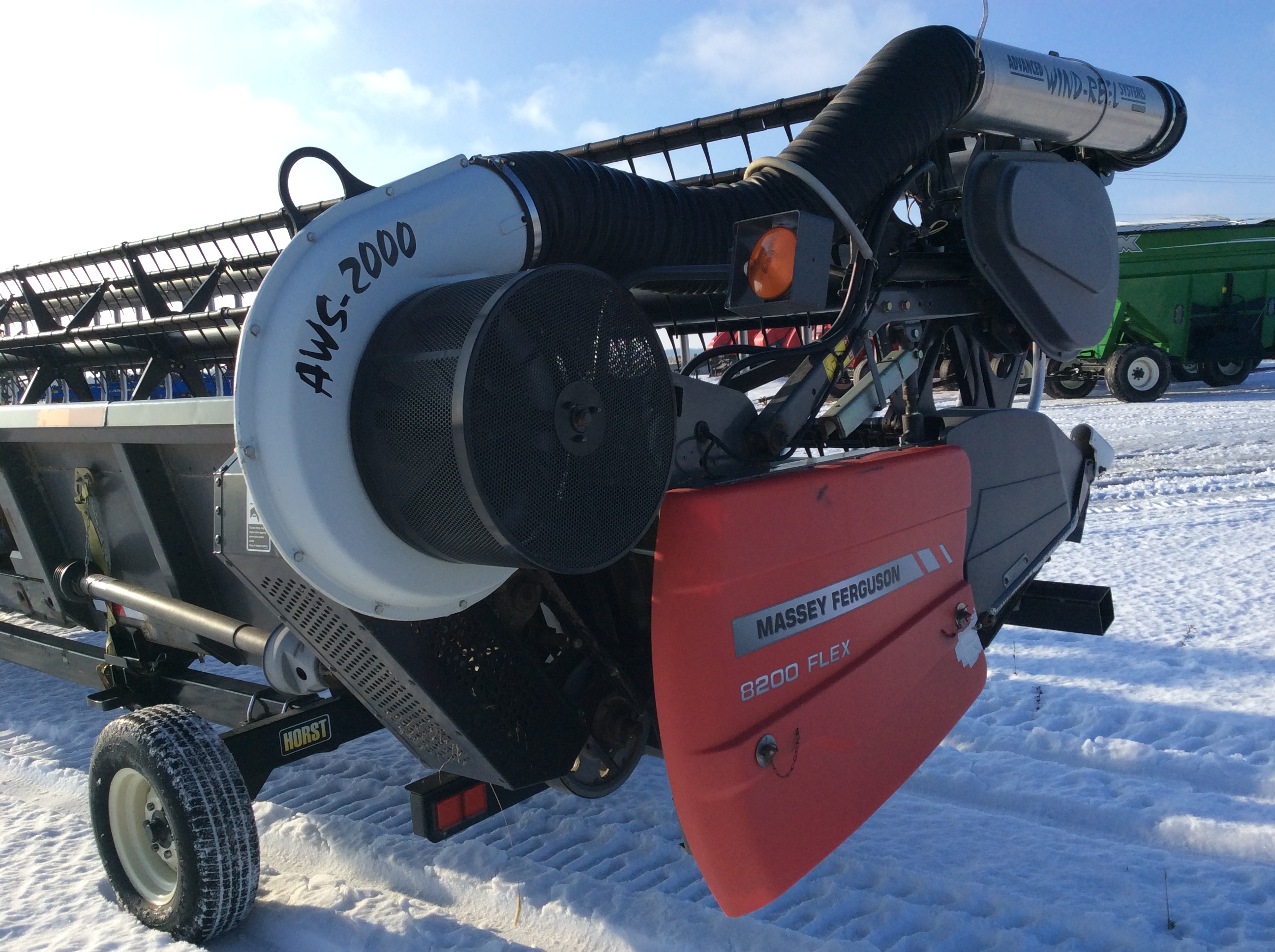 2009 Massey Ferguson 8200-30F Header Combine