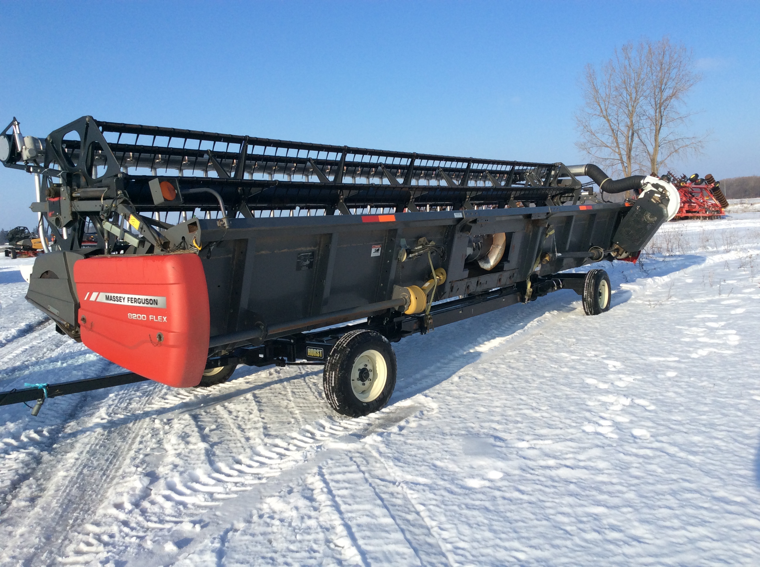 2009 Massey Ferguson 8200-30F Header Combine