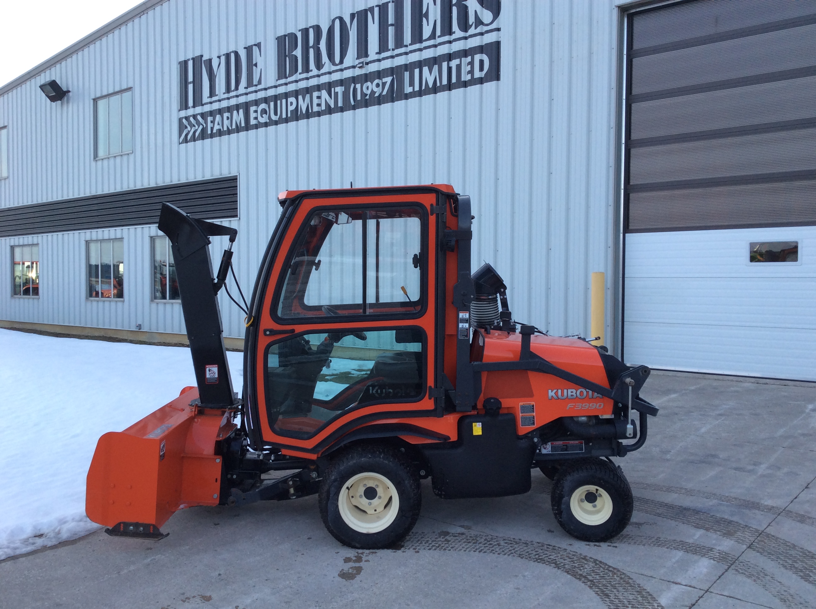 2016 Kubota F3990 Mower/Front Deck