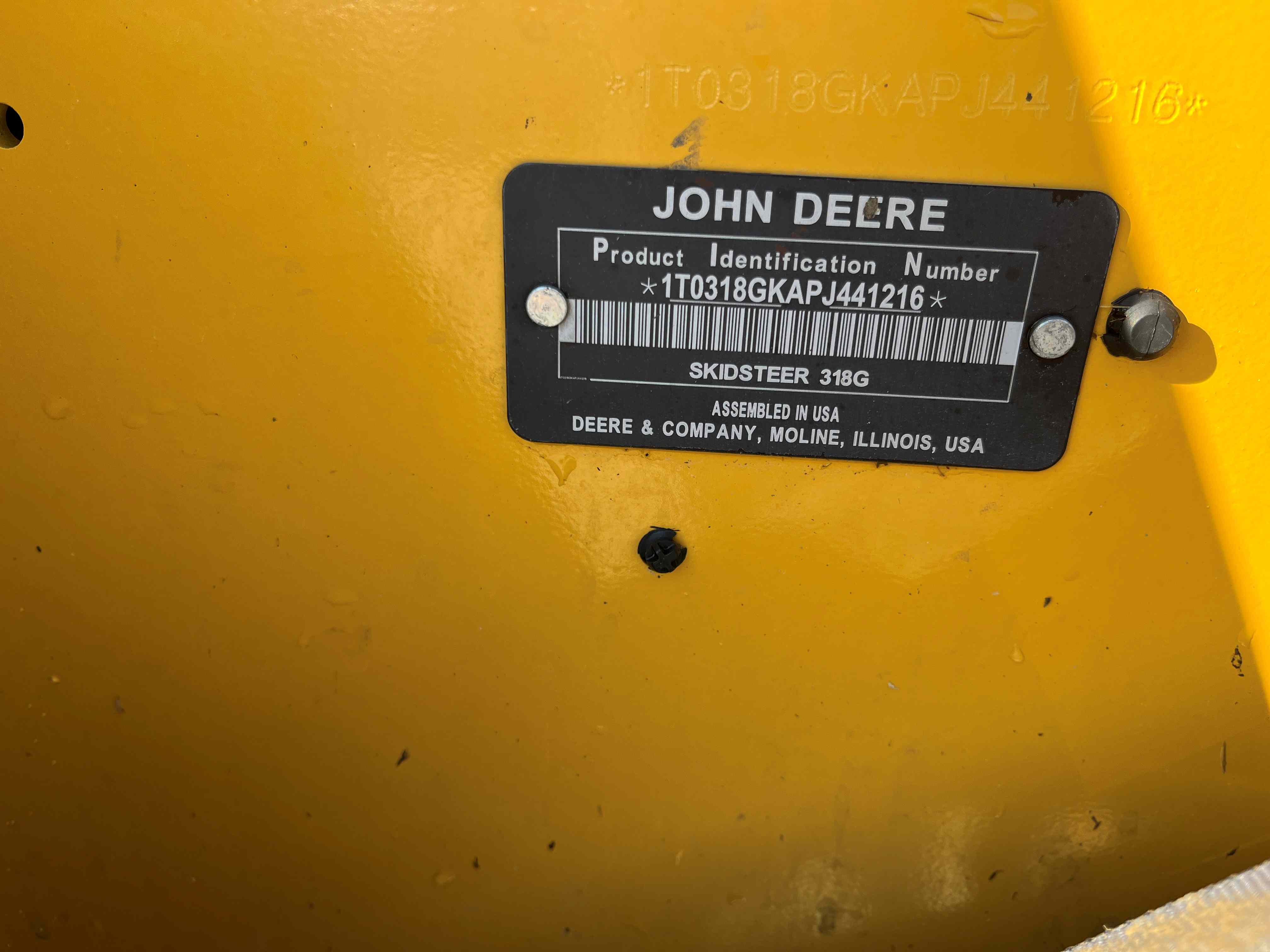 2023 John Deere 318G Skid Steer Loader