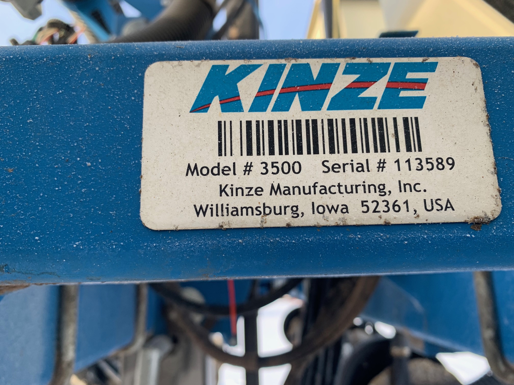 2019 Kinze 3500 Planter