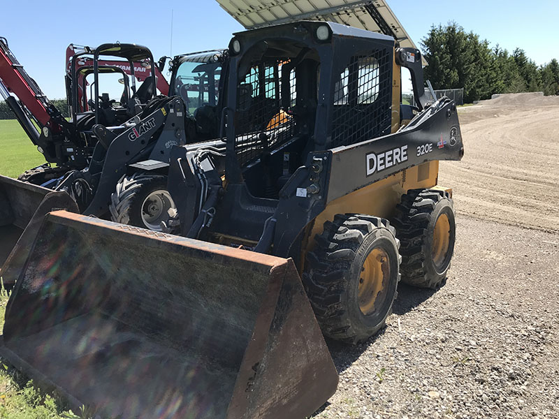 2015 John Deere 320E Skid Steer Loader