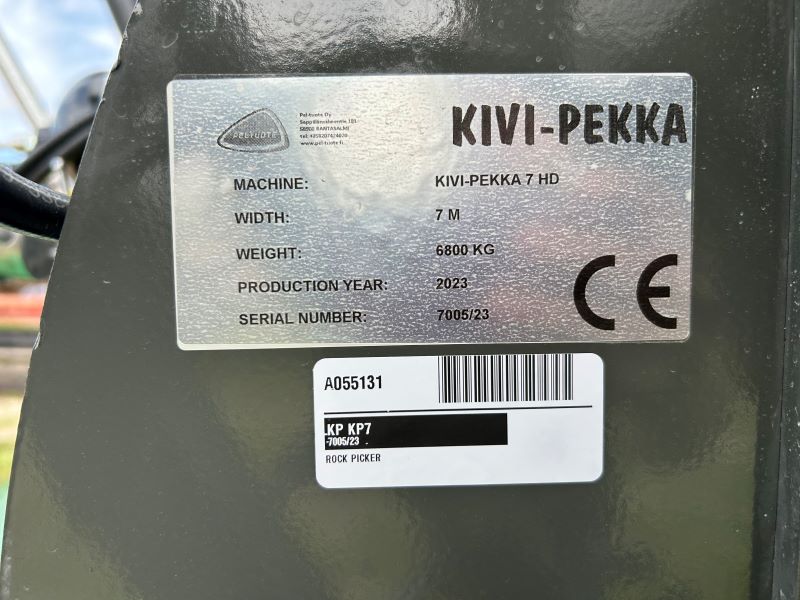 2023 Kivi-Pekka KP7 Rock Picker