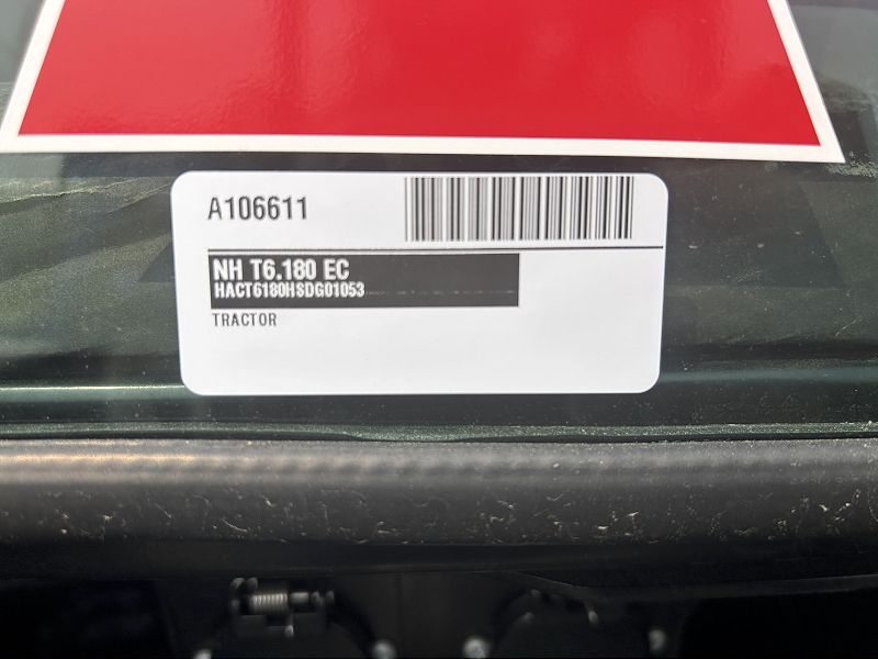 2025 New Holland T6.180 EC Tractor