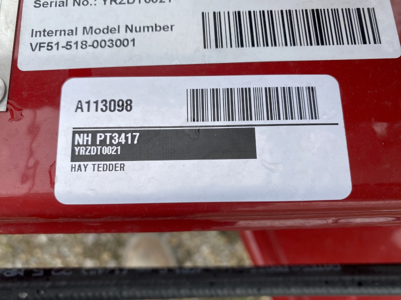 2026 New Holland PT3417 Tedder