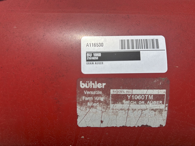2012 Buhler 1060 Grain Auger