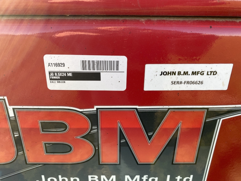 2026 JBM 8.5X24 ME Bale Wagon