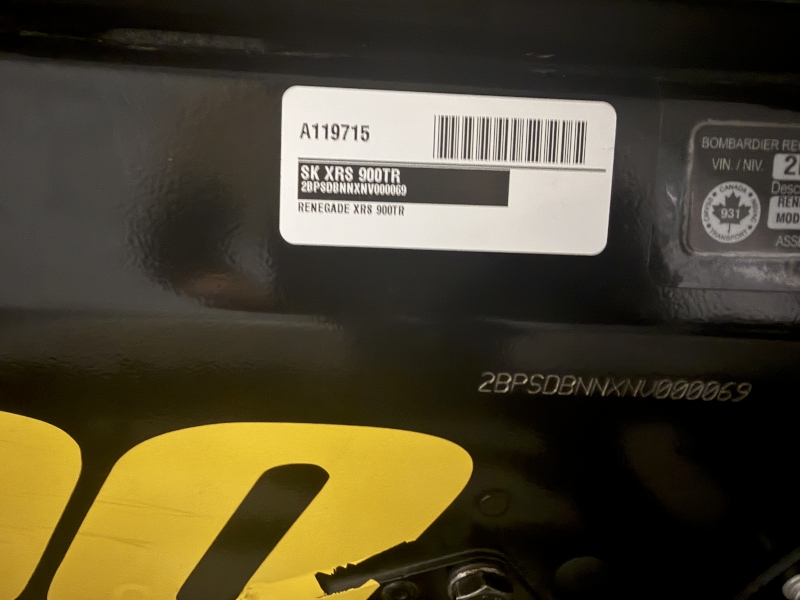 2022 Ski-Doo XRS 900TR Snowmobile