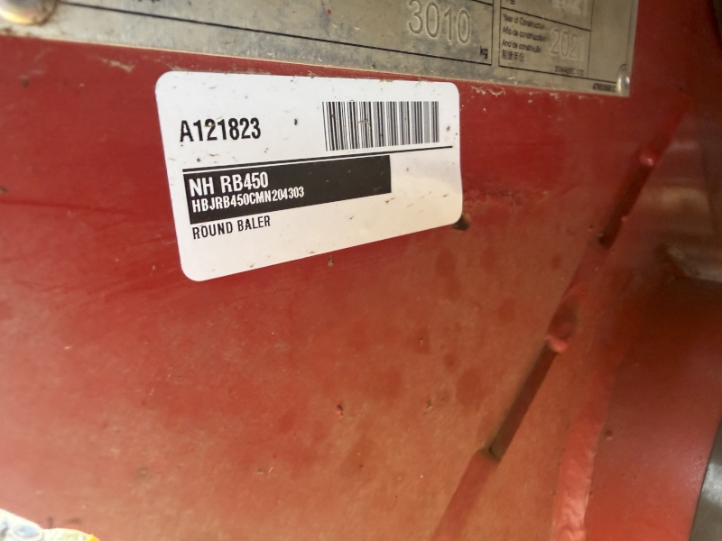 2021 New Holland RB450 Baler/Round