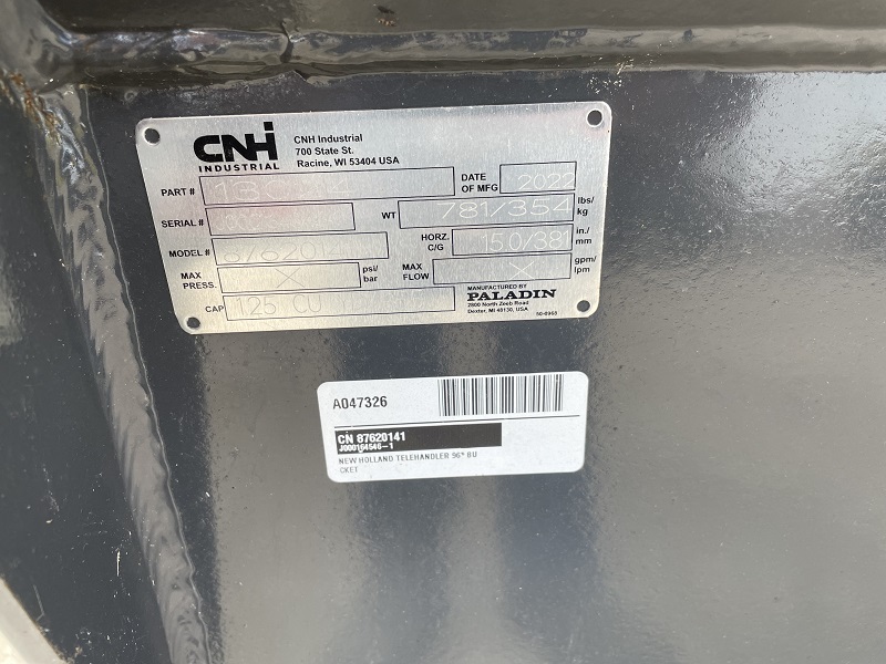 2022 CNH 87620141 Bucket