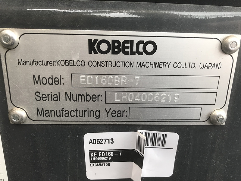 2023 Kobelco ED160-7 Excavator