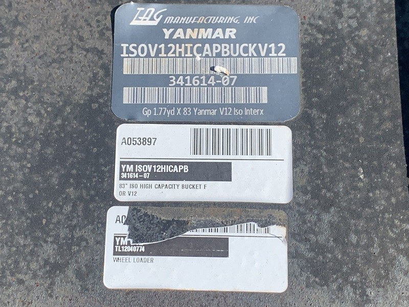 2021 Yanmar ISOV12HICAPB Bucket