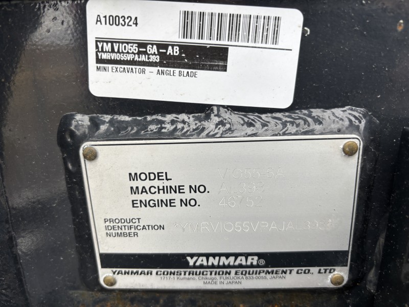 2023 Yanmar VIO55-6A-AB Excavator