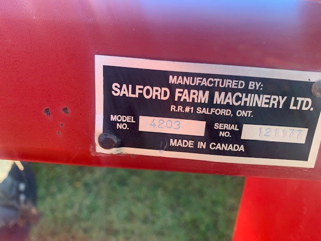 2012 Salford 4203 Plow