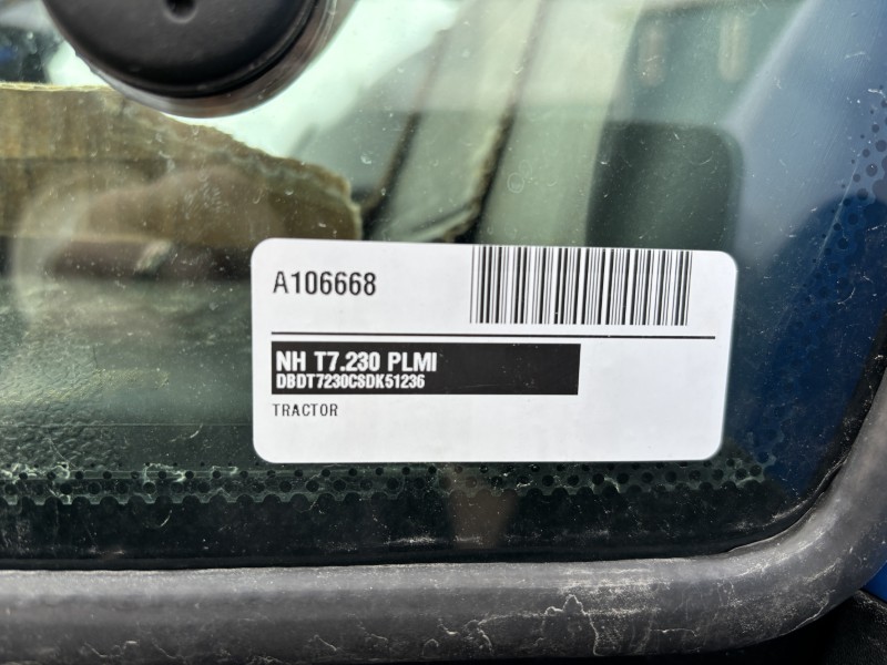 2025 New Holland T7.230 PLMI Tractor