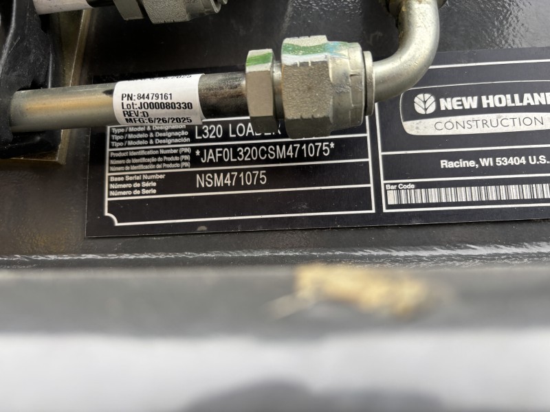 2025 New Holland L320 RG-NA Skid Steer Loader