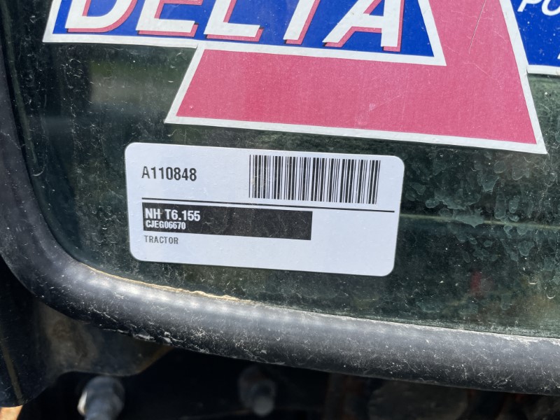 2018 New Holland T6.155 Tractor