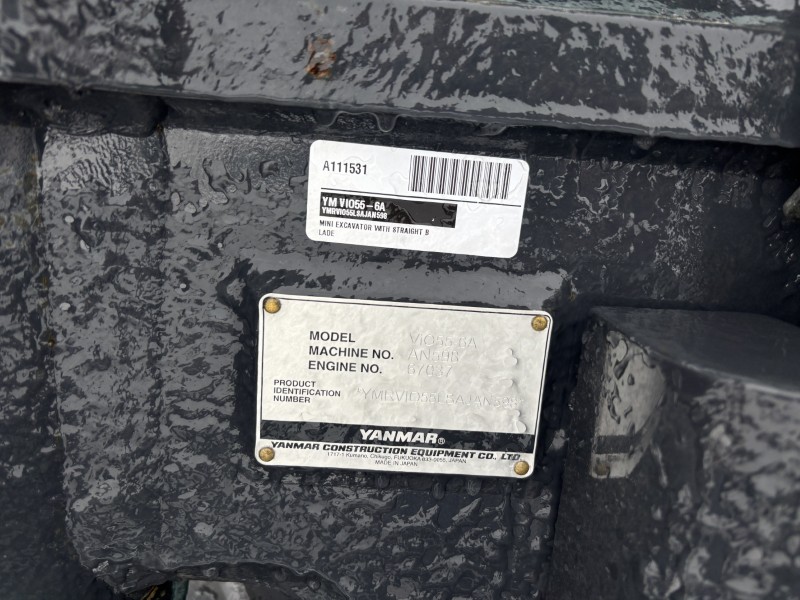 2025 Yanmar VIO55-6A Excavator