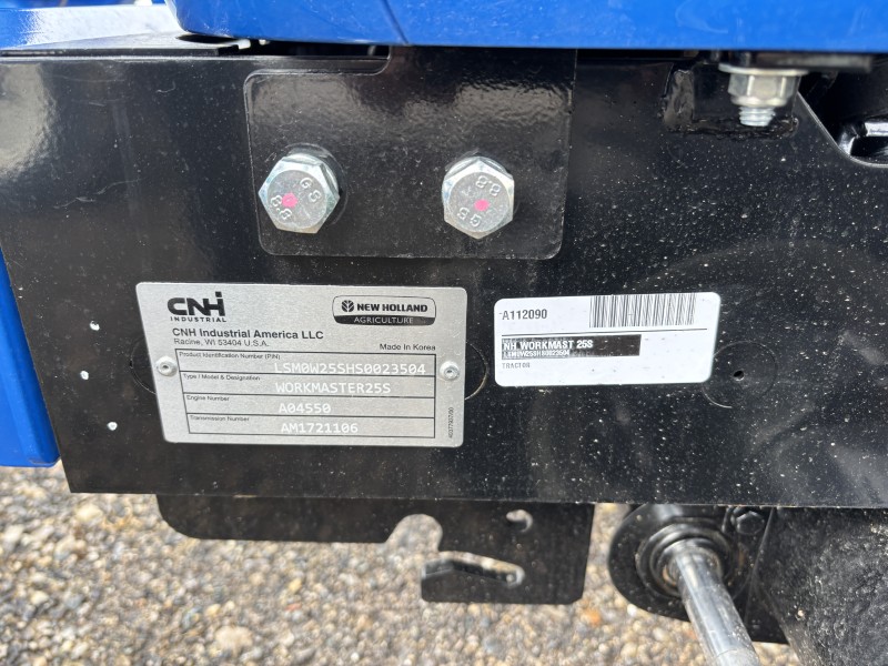 2026 New Holland WORKMAST 25S Tractor