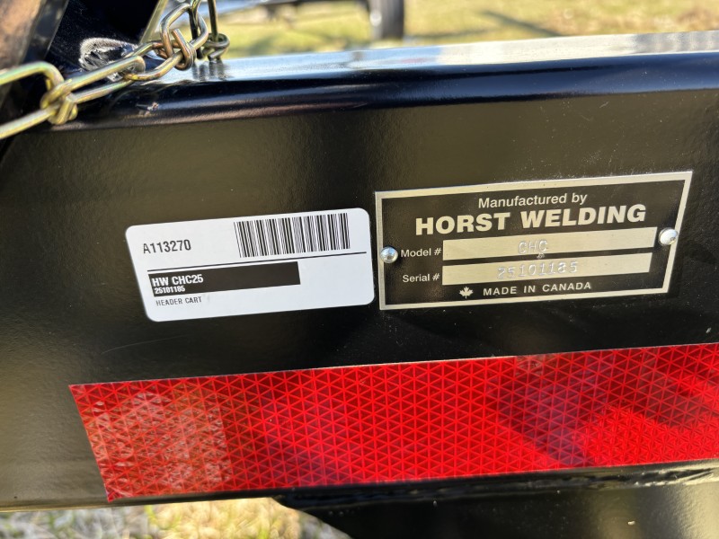 2025 Horst CHC25 Header Transport