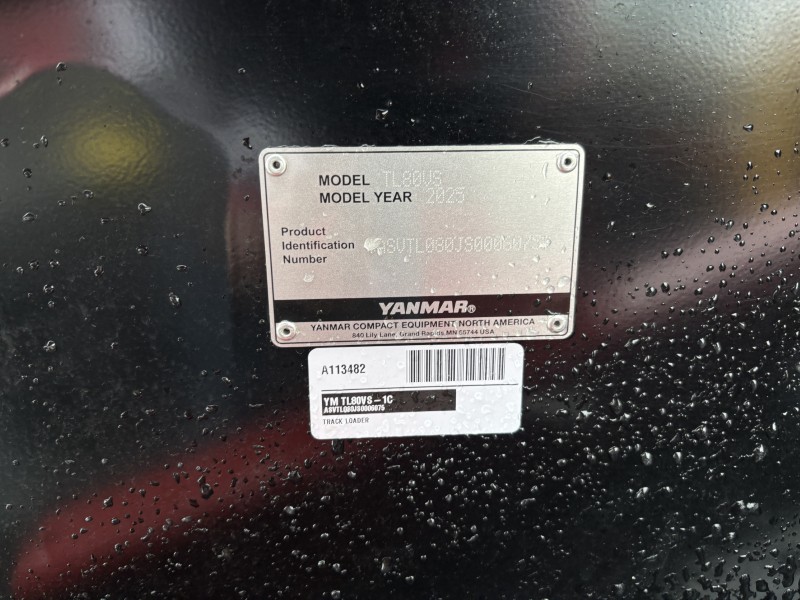 2025 Yanmar TL80VS-1C Compact Track Loader