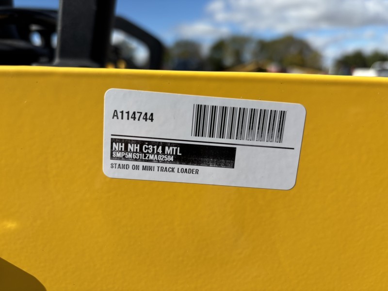 2026 New Holland NH C314 MTL Compact Track Loader