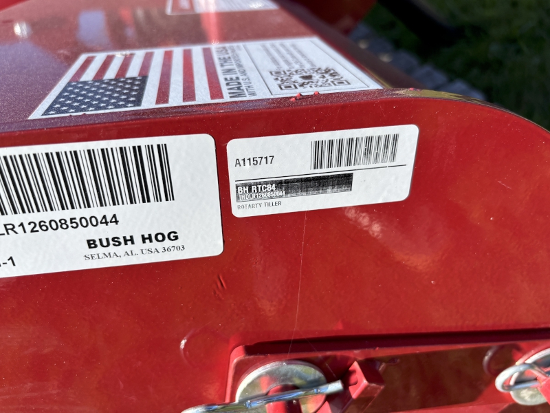 2026 Bush Hog RTG84 Tiller