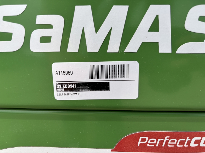 2026 SaMASZ KDD941 Mower/Disc