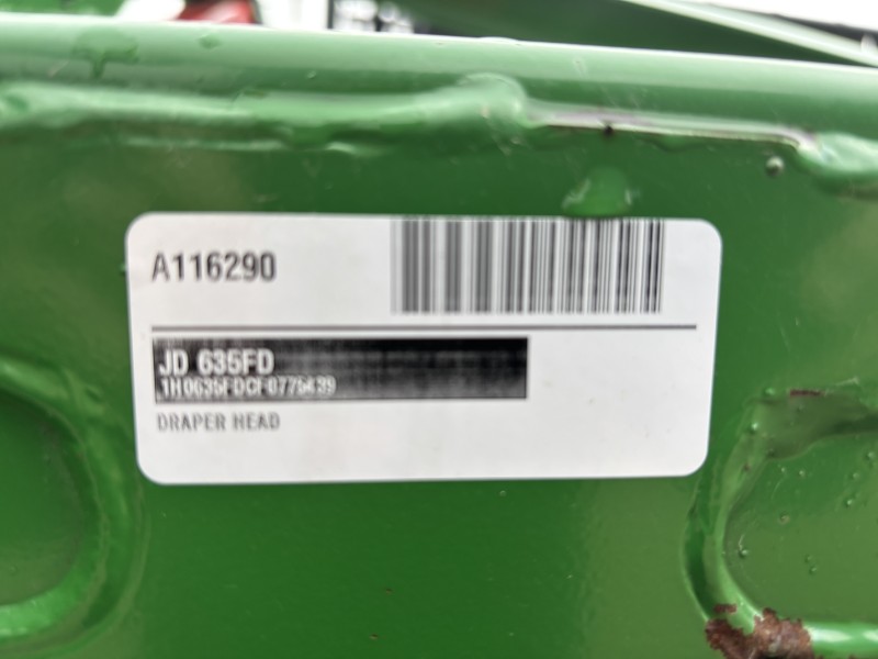 2015 John Deere 635FD Header Draper Flex