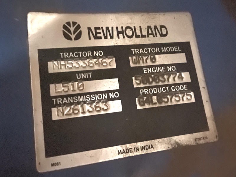 2015 New Holland WORKMAST 70 Tractor