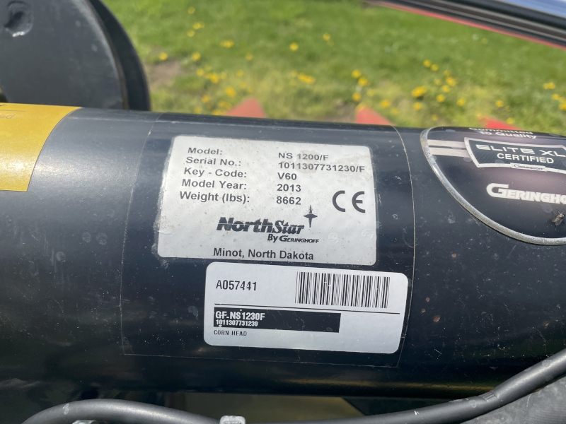 2013 Geringhoff NS1230F Header Corn Head