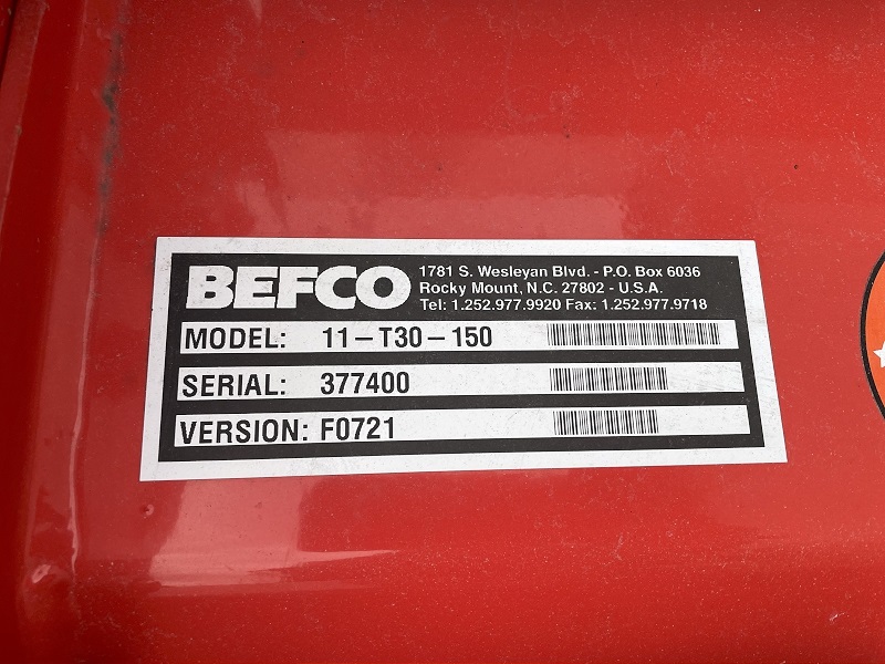 2022 Befco T30-150 Tiller