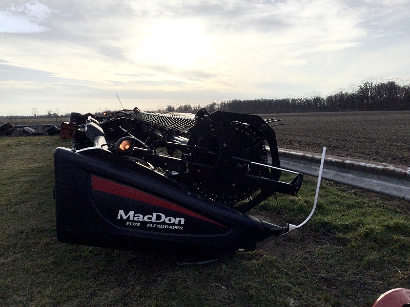 2015 MacDon FD75-40 Header Draper Flex