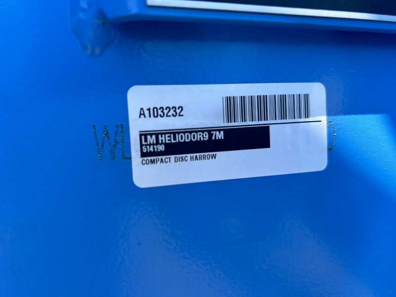 2024 LEMKEN HELIODOR9 7M Compact Disc