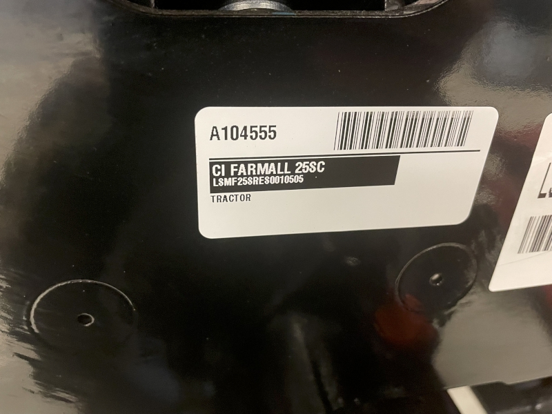 2025 Case IH FARMALL 25SC Tractor