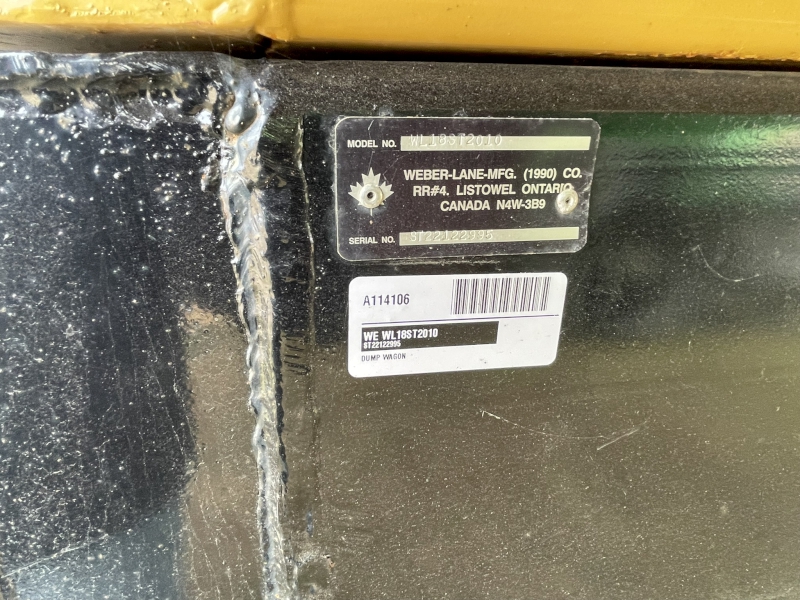 2015 Weber Lane WL18ST2010 Wagon/Dump