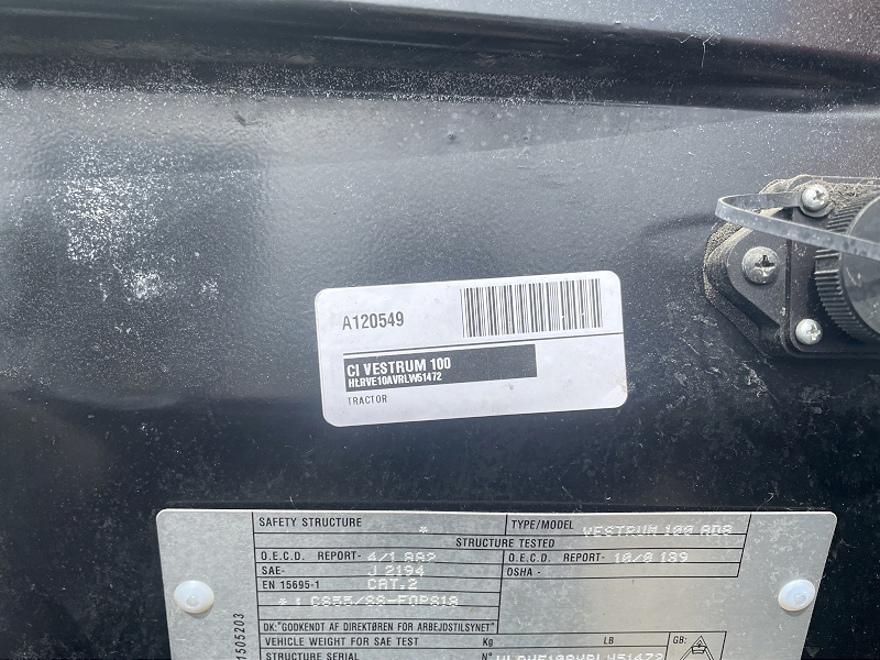 2024 Case IH VESTRUM 100 Tractor