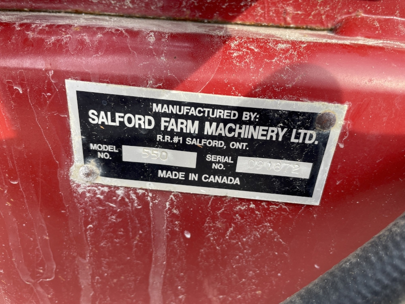 2009 Salford 550 Field Cultivator