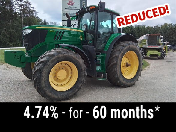 2016 John Deere 6195M Tractor