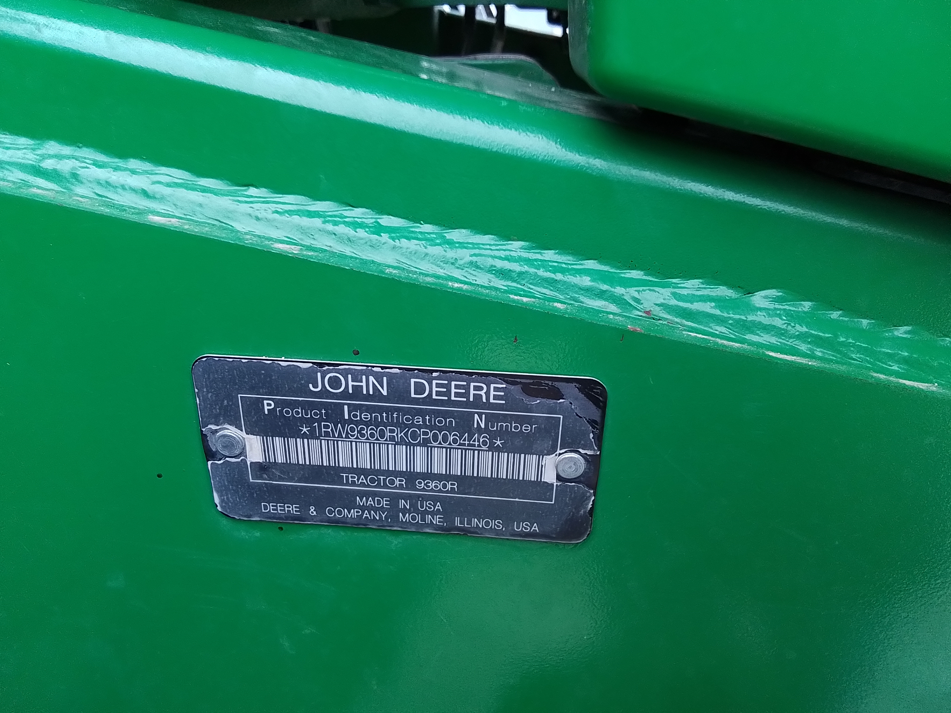 2013 John Deere 9360R Tractor