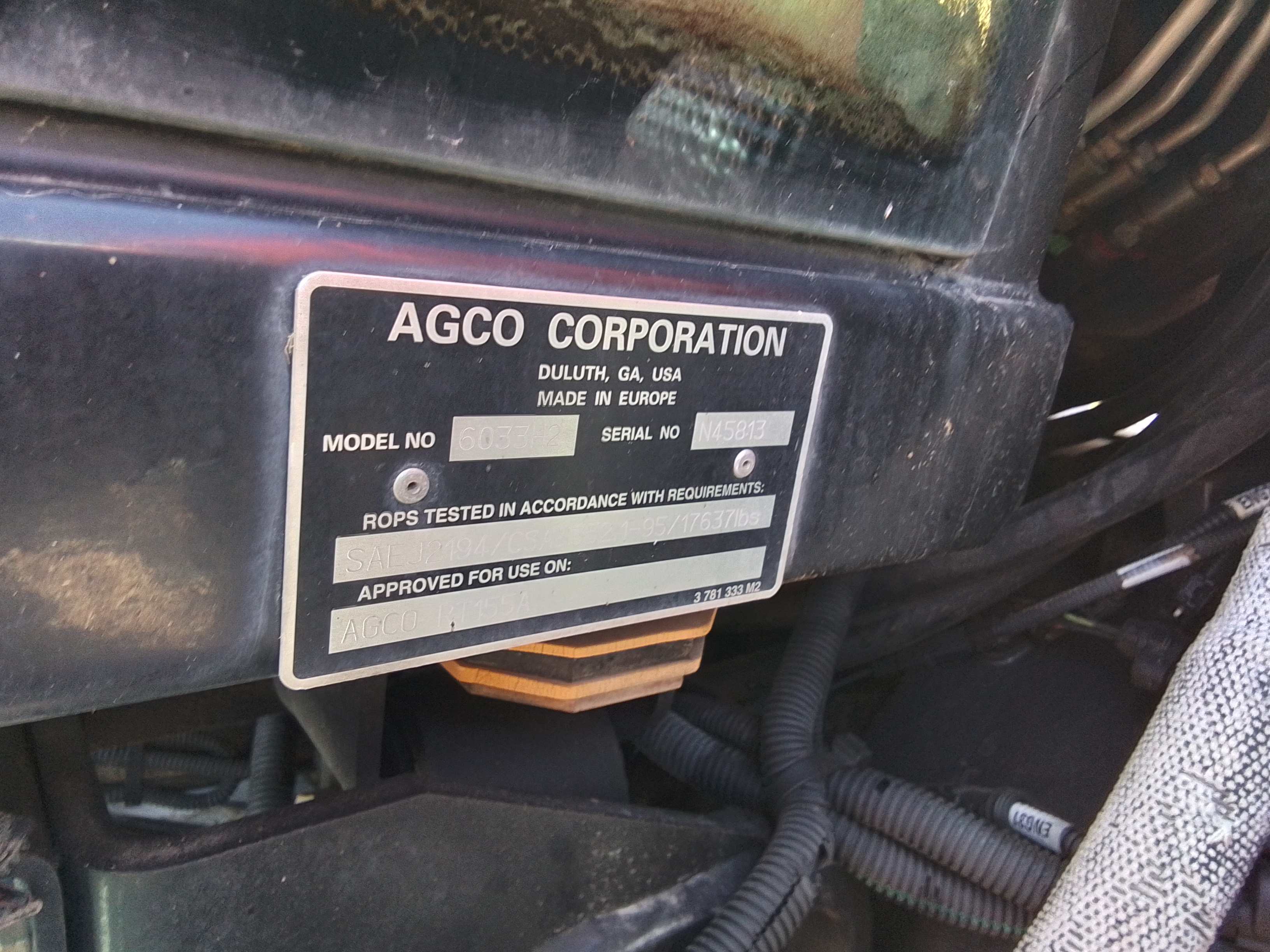 2006 AGCO RT155A Tractor